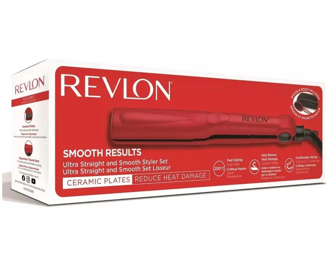 Revlon Ultra Straight & Smooth Styler RVST2176GPE - Zwart