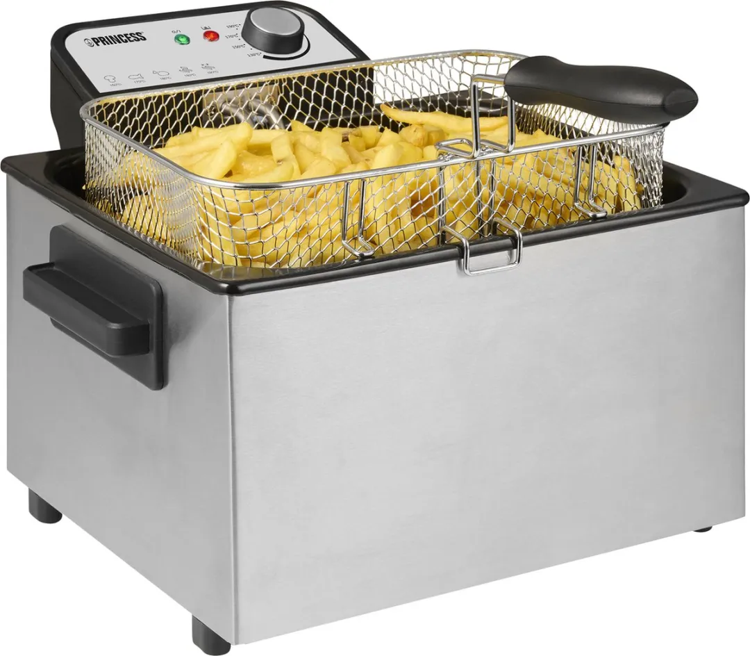 Princess 184090 Friteuse 5L - 3270W - Zilver