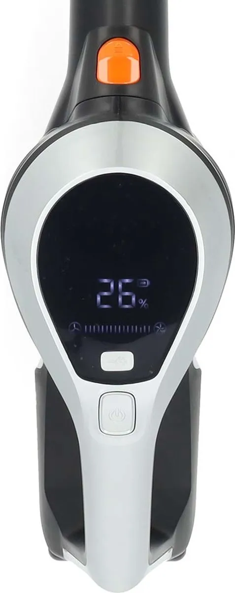Nedis VCCS250GY Draadloze Steelstofzuiger 130W - HEPA - Oranje/Zwart