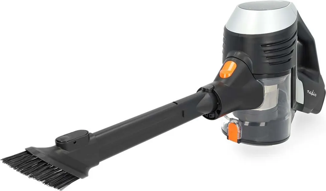 Nedis VCCS250GY Draadloze Steelstofzuiger 130W - HEPA - Oranje/Zwart