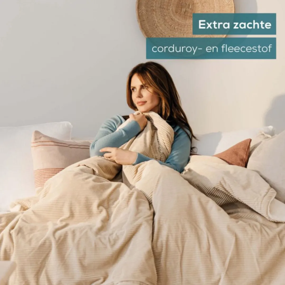 Beurer Premium Elektrische Deken 100W 180x130cm - Beige