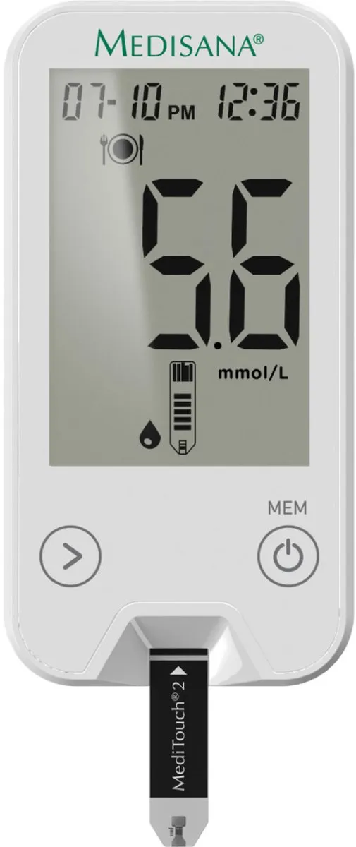 Medisana Meditouch2 Bloedsuikermeter - Startpakket - afbeelding 6 van 6