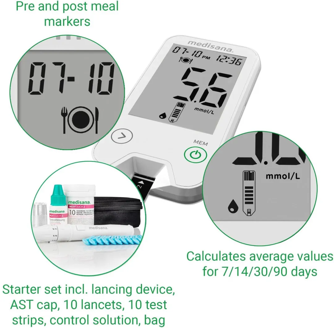 Medisana Meditouch2 Bloedsuikermeter - Startpakket