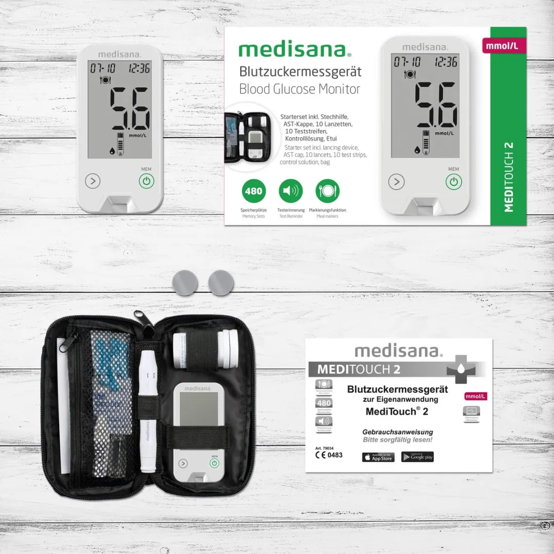 Medisana Meditouch2 Bloedsuikermeter - Startpakket