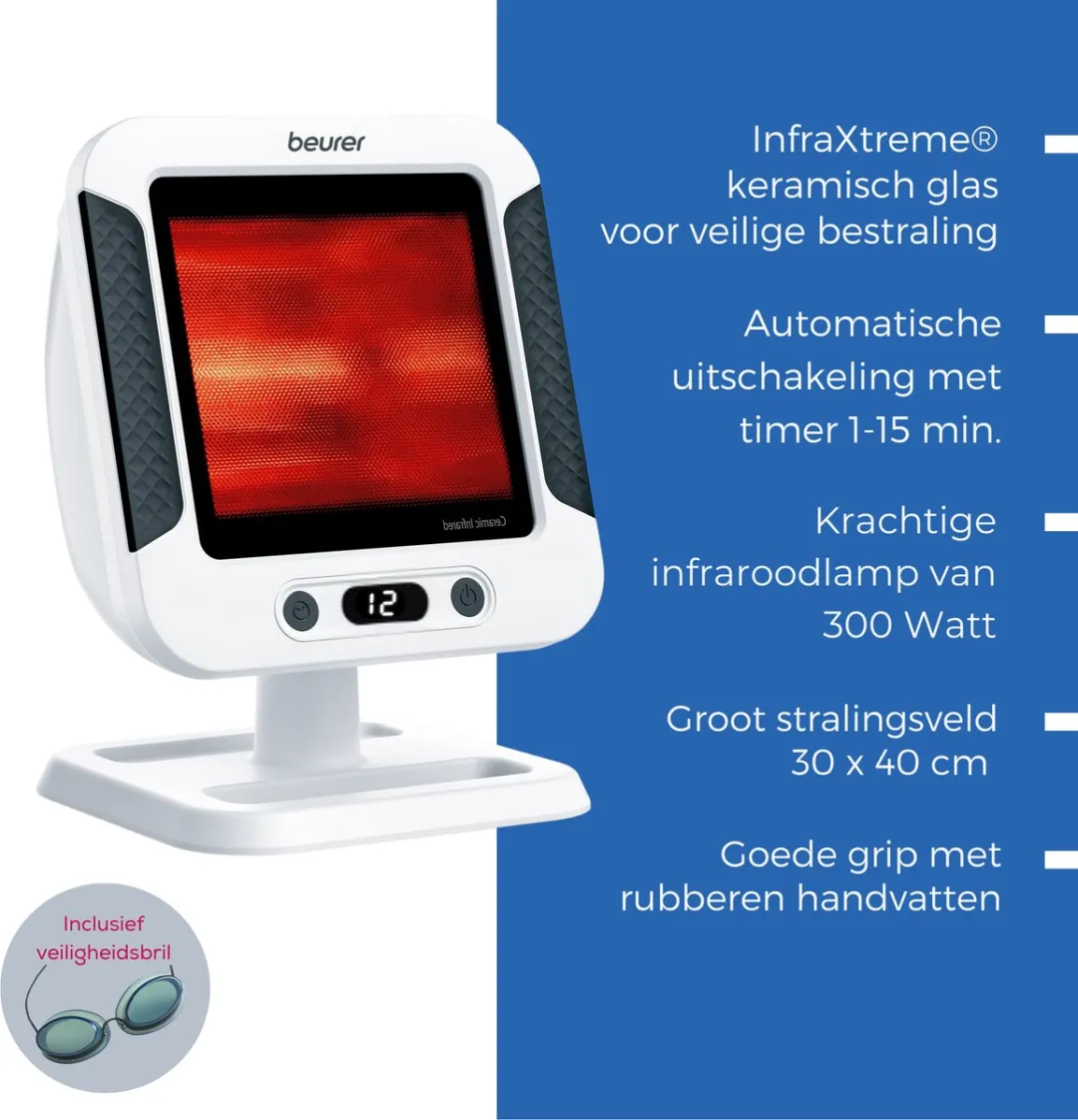 Beurer IL 60 Infraroodlamp 300W - Therapie voor spieren/gewrichten
