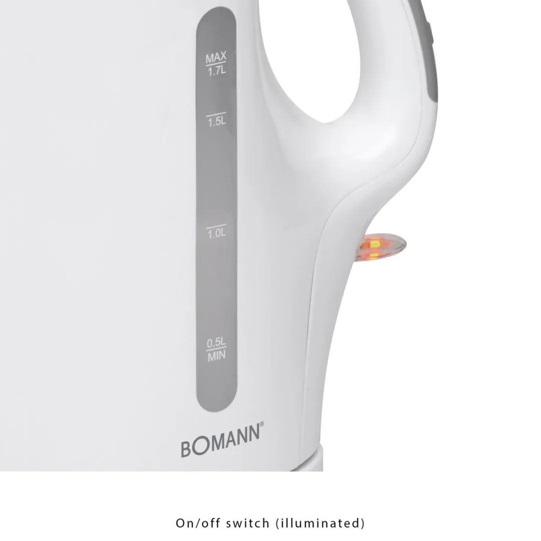 Bomann WK 5011 CB Waterkoker 1.7L - Wit