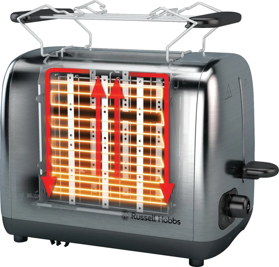 Russell Hobbs 24080-56 Broodrooster 2 Snedes - RVS