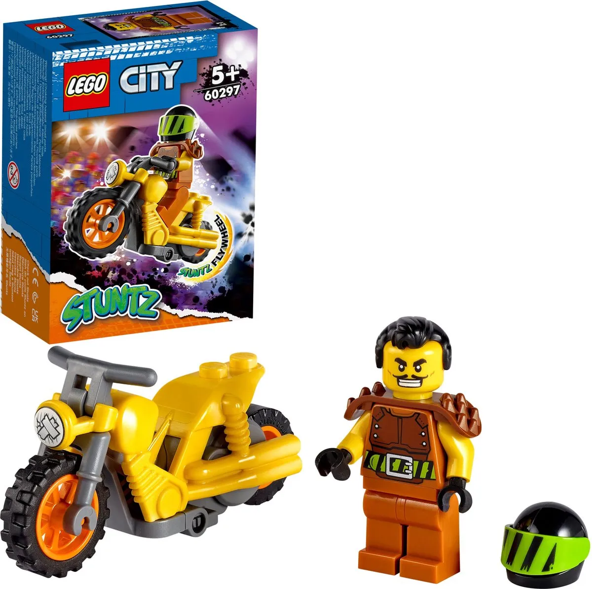 LEGO City Stuntz Sloop Stuntmotor 60297 - 12 Onderdelen
