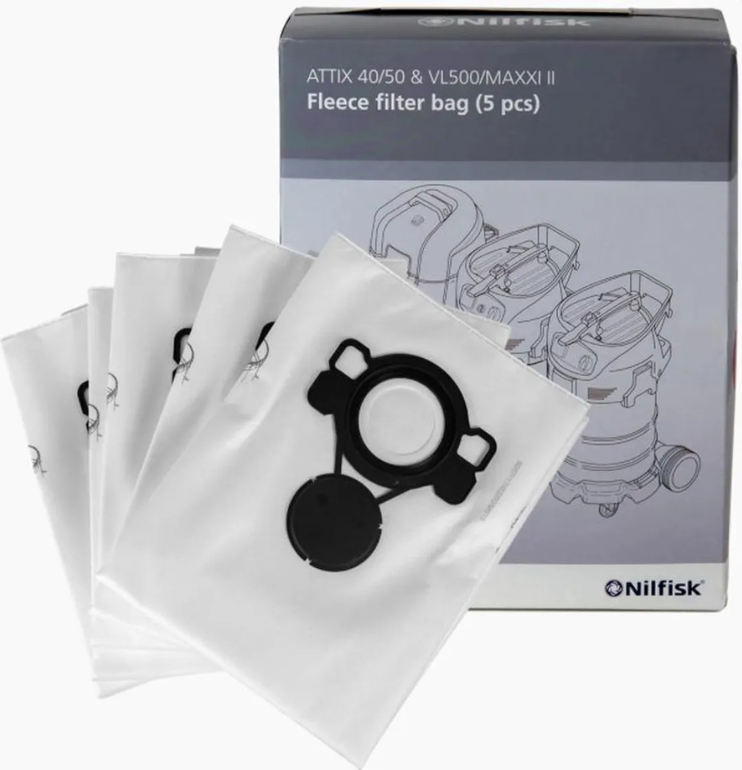 Nilfisk Attix 40 / 50 & VL500/MAXXI II 35L stofzuigerzakken Origineel