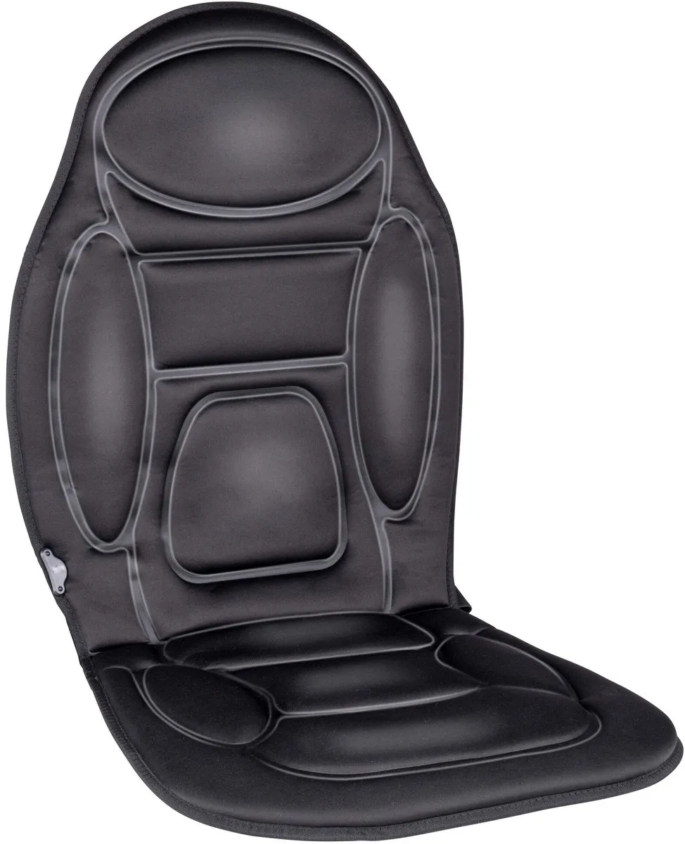 Dunlop Massagestoel Auto Verwarmd - 108x48cm - 4 Motor - 7 Warmtestanden - Zwart