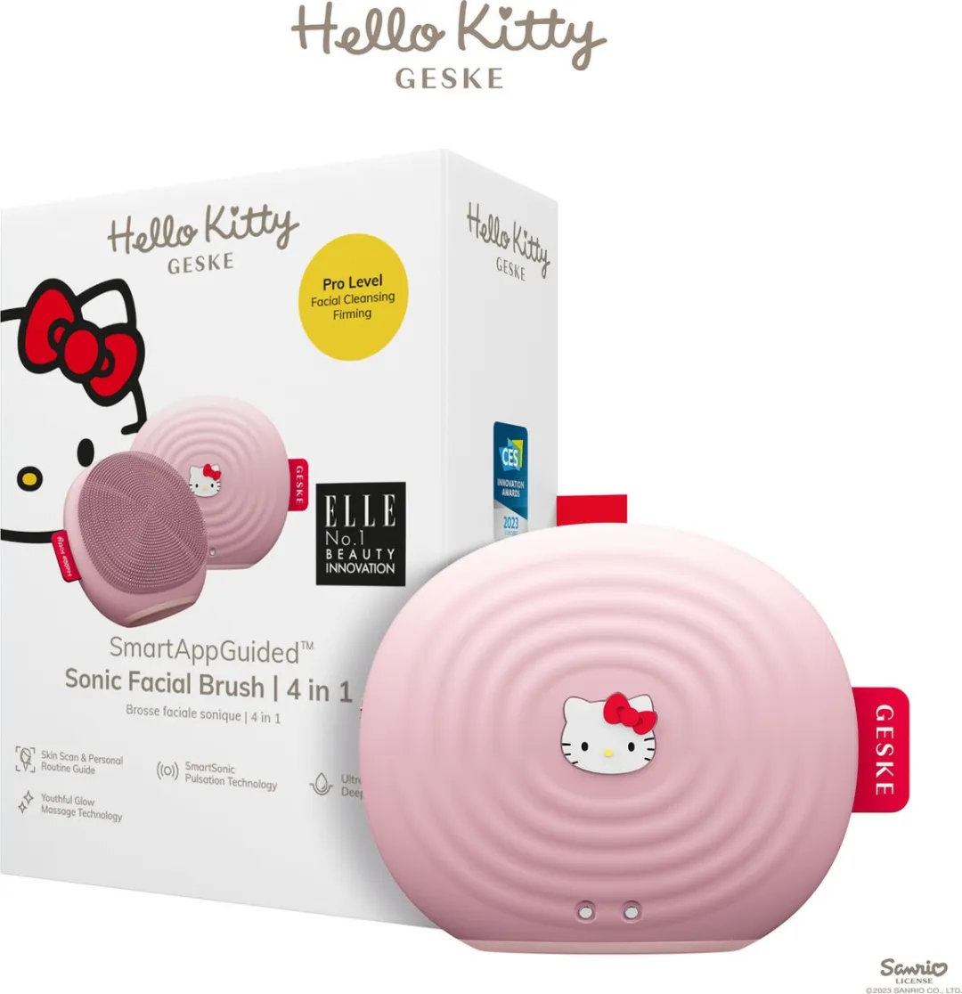 Hello Kitty SmartAppGuided Sonische Gezichtsborstel HK0000011PU01 - 14 Snelheden - Hello Kitty Purple
