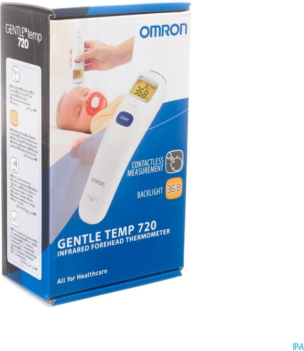 Omron Gentle Temp 720 Contactloze Thermometer - 25 Personen - MC-720-E