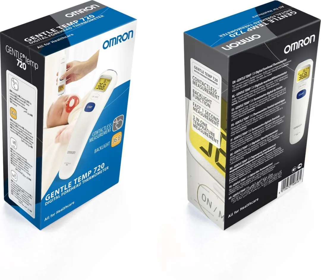 Omron Gentle Temp 720 Contactloze Thermometer - 25 Personen - MC-720-E