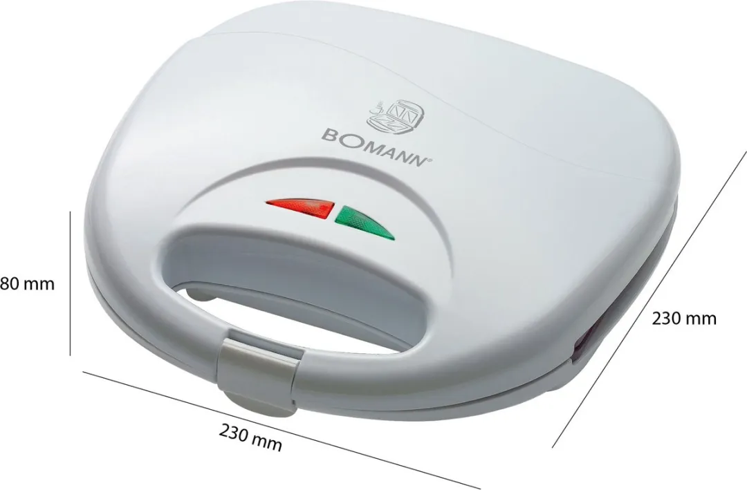 Bomann ST 5016 CB Tosti-ijzer - 750W - Wit