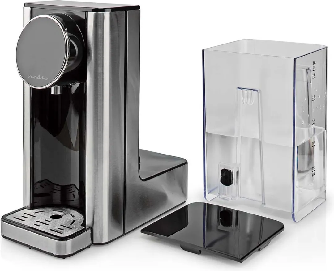 Nedis KAWD310FBK Heetwaterdispenser 2600W - 2.7L - Aluminium/Zwart
