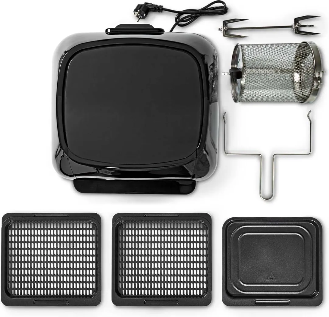 Nedis XXL Airfryer Oven 12L - 1500W - Zwart - afbeelding 6 van 6