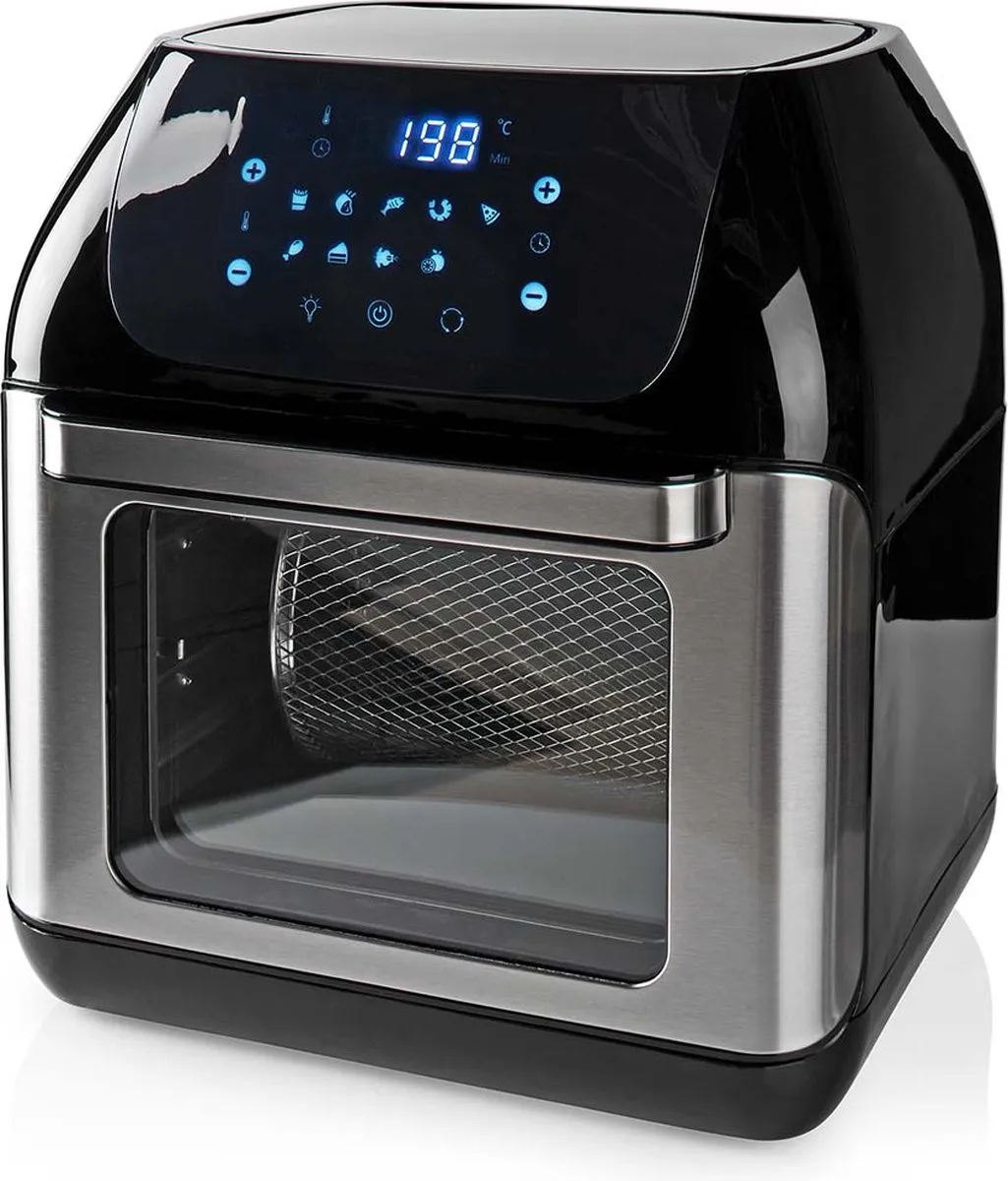 Nedis XXL Airfryer Oven 12L - 1500W - Zwart