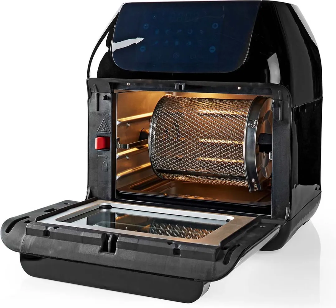 Nedis XXL Airfryer Oven 12L - 1500W - Zwart