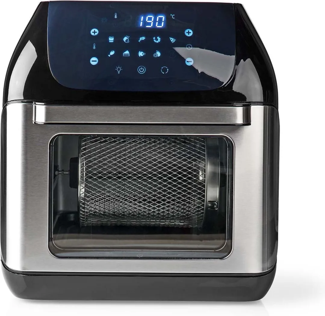 Nedis XXL Airfryer Oven 12L - 1500W - Zwart