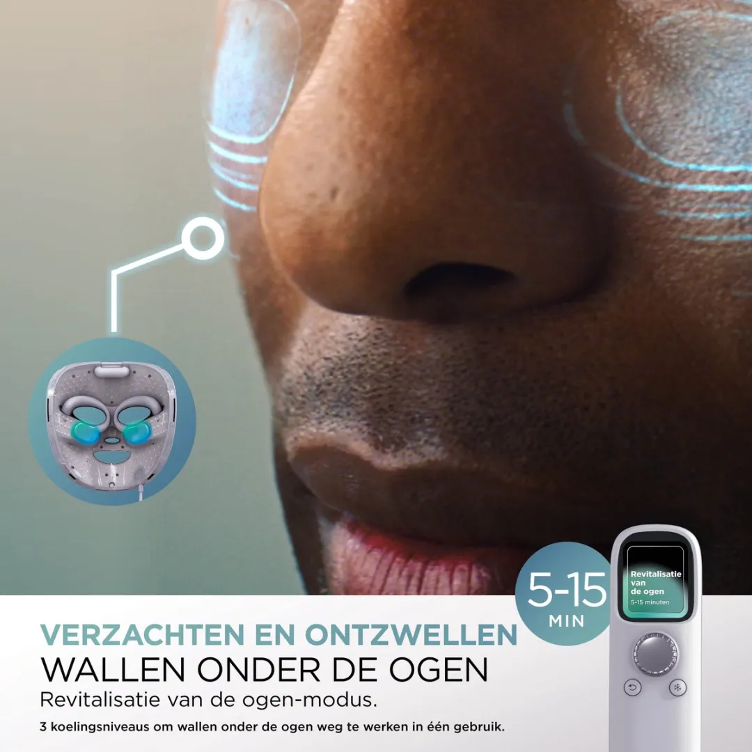 Shark CryoGlow LED-Masker FW312EUPL - Gezicht - Lila