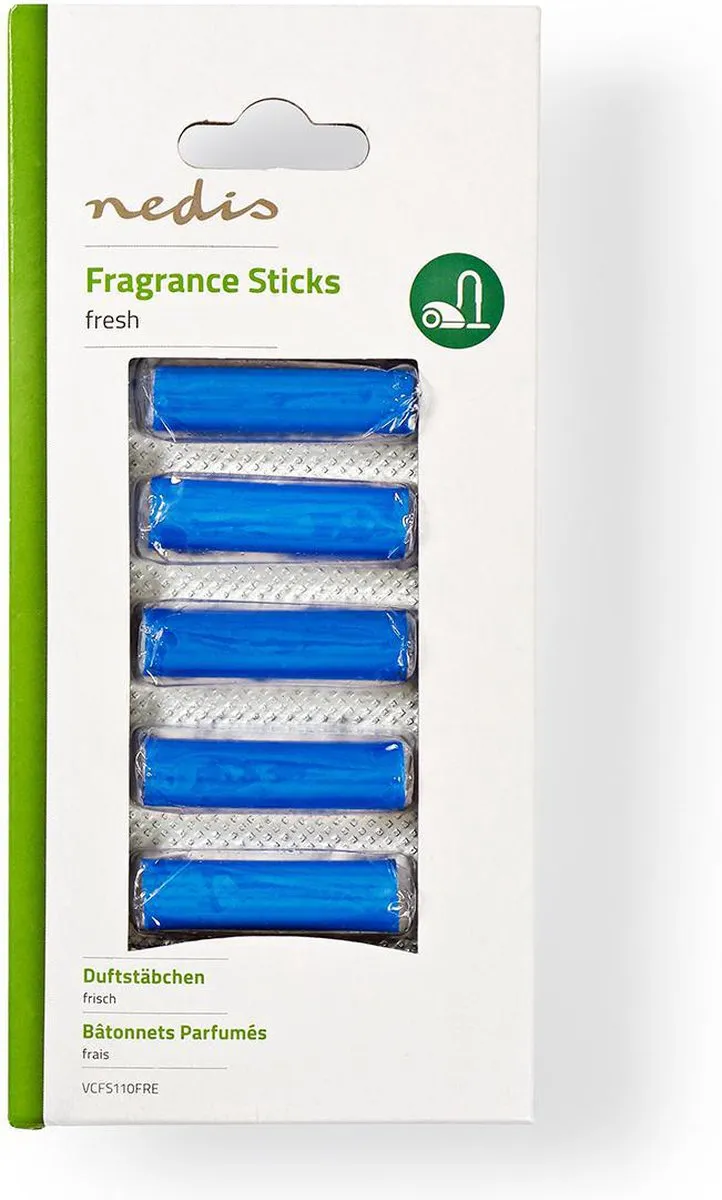 Nedis VCFS110FRE Geurparels Stofzuiger - 5 Stuks - Blauw