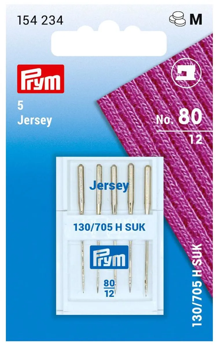 Prym Jersey Naaimachinenaalden 130/705 H-SUK 80 - 5 Stuks