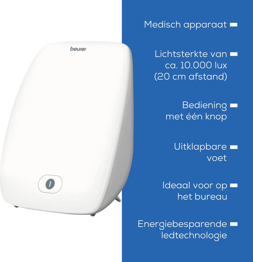 Beurer TL 41 Touch Daglichtlamp 10.000 Lux - Wit Licht - afbeelding 6 van 6