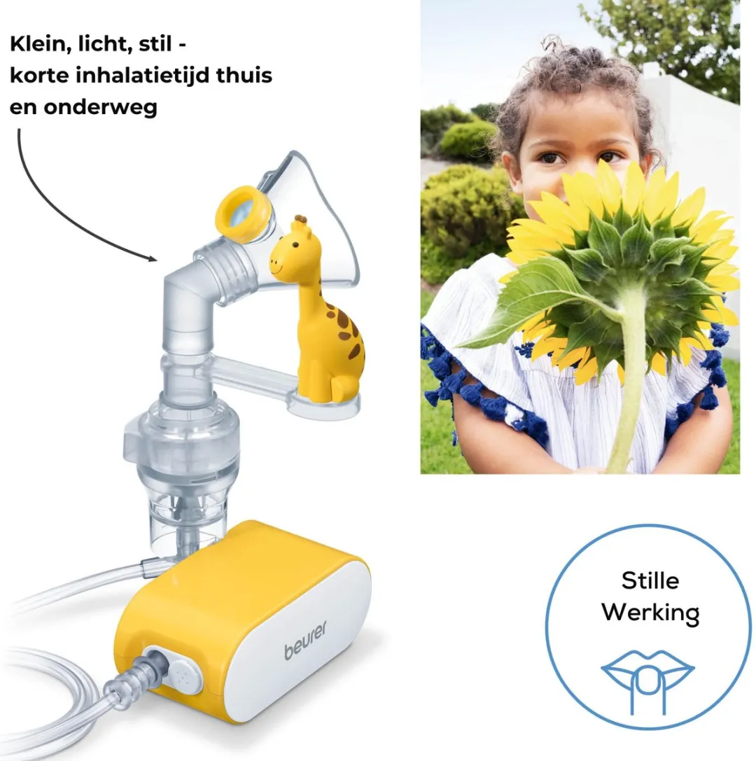 Beurer IH 58 Kids Vernevelaar - Perslucht - Incl. Giraffe & Accessoires