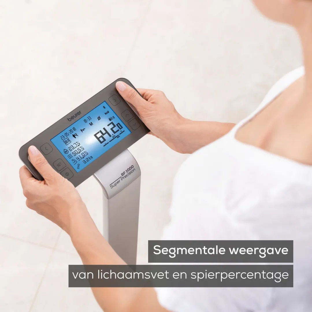 Beurer BF 1000 Personenweegschaal - 200kg - 8 Elektroden - Bluetooth