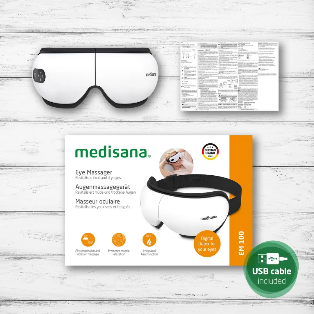 Medisana EM 100 Oogmassageapparaat - Wit