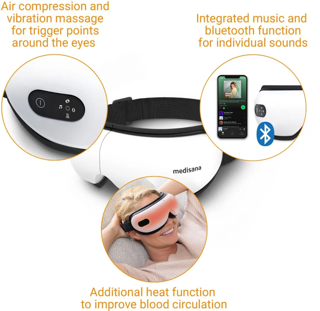 Medisana EM 100 Oogmassageapparaat - Wit