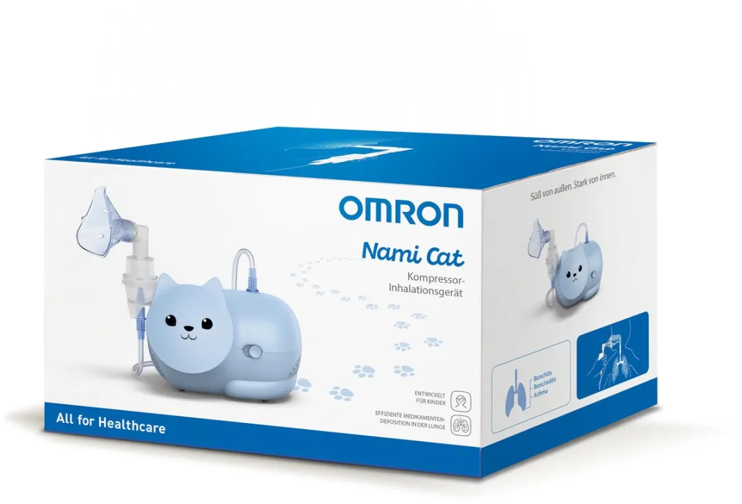 Omron Nami Cat Inhalator - Compressorvernevelaar voor kinderen