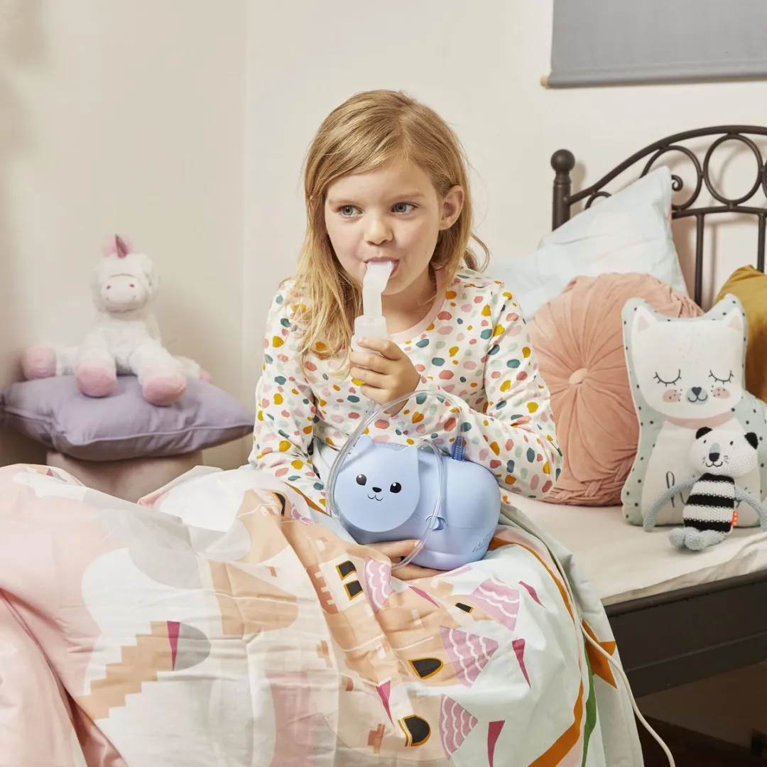 Omron Nami Cat Inhalator - Compressorvernevelaar voor kinderen