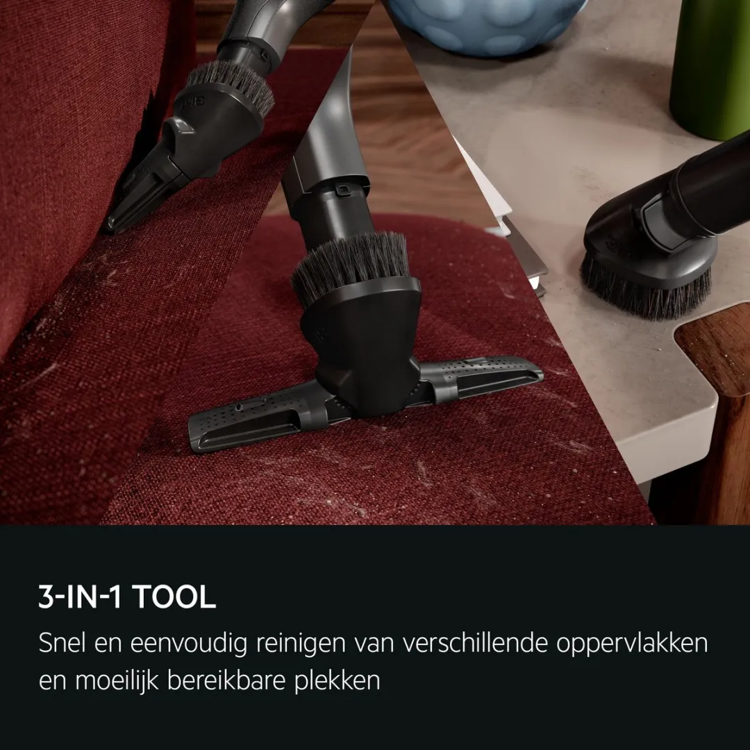 AEG AB71U2DG Silent 7000 Stofzuiger - 600W - 3.5L - Donkergrijs