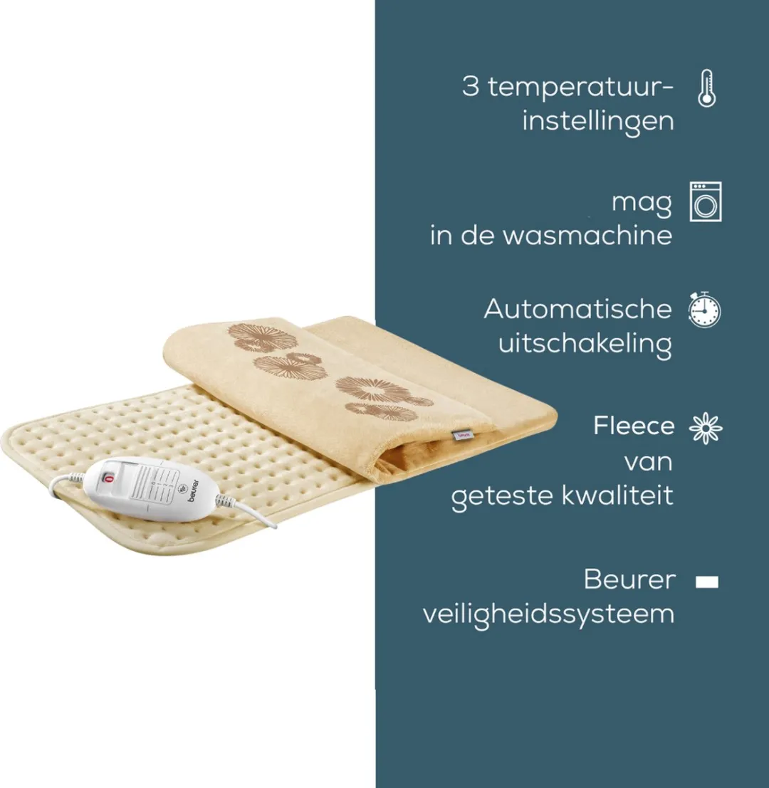 Beurer HK 45 Cosy Warmtekussen - 44x33cm - 3 Warmtestanden