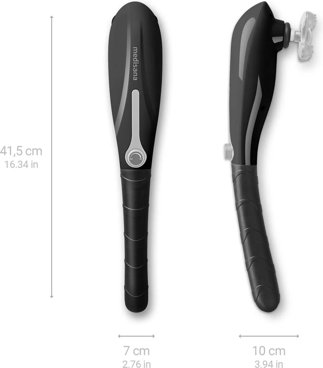 Medisana HM 645 Handmassageapparaat - 5 Opzetstukken - Zwart