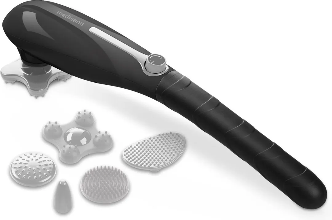 Medisana HM 645 Handmassageapparaat - 5 Opzetstukken - Zwart