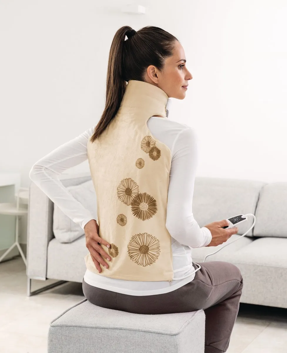 Beurer HK 58 Cosy Warmtekussen – Elektrisch Warmtekussen voor Rug en Nek – 6 Warmtestanden – Ergonomische Pasvorm met Buikriem en Klittenbandsluiting – Snelle Opwarming – Zachte Fleece – Machinewasbaar – 5 Jaar Garantie: exclusief bij Bol.com