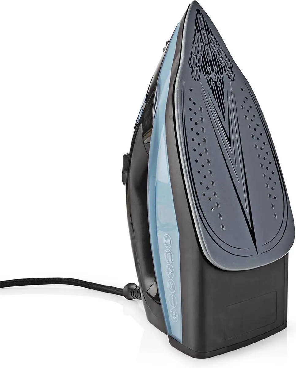 Nedis IRONSS1000 Stoomstrijkijzer - 2600W - Blauw
