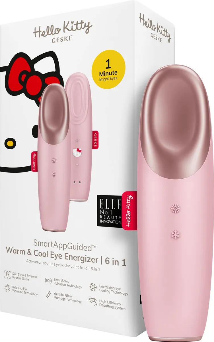 Hello Kitty SmartAppGuided Warm & Cool Eye Energizer Oogmassageapparaat - Hello Kitty Purple