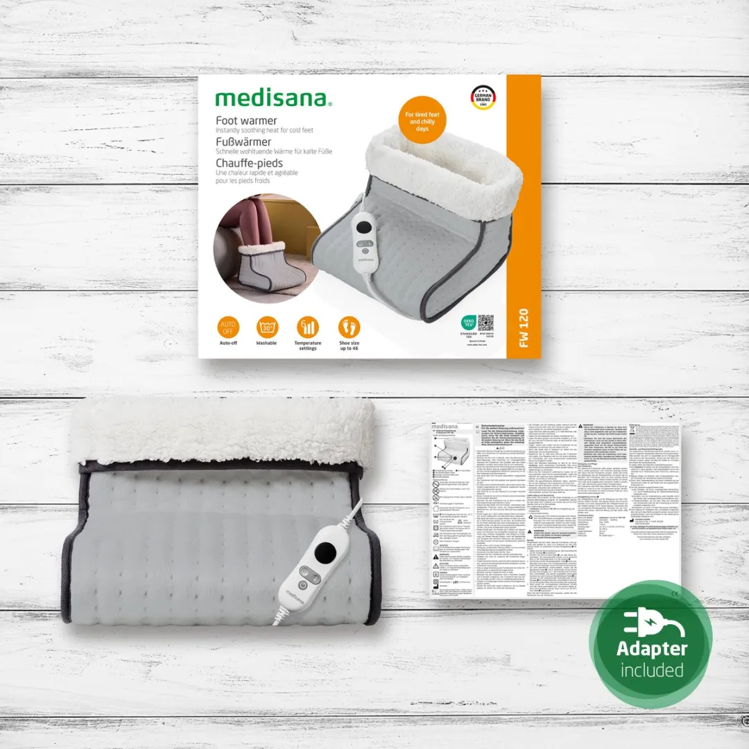 Medisana FW 120 Voetverwarmer - 100W - Eenpersoons - Wit
