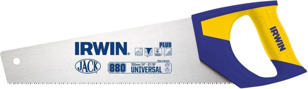 Irwin Houtzaag 880TG 350mm - 8/9 Tanden - Blauw/Geel/Zilver