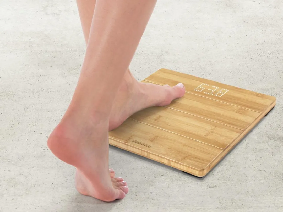 Soehnle Style Sense Bamboo Magic Digitale Weegschaal - 180 kg - Bruin