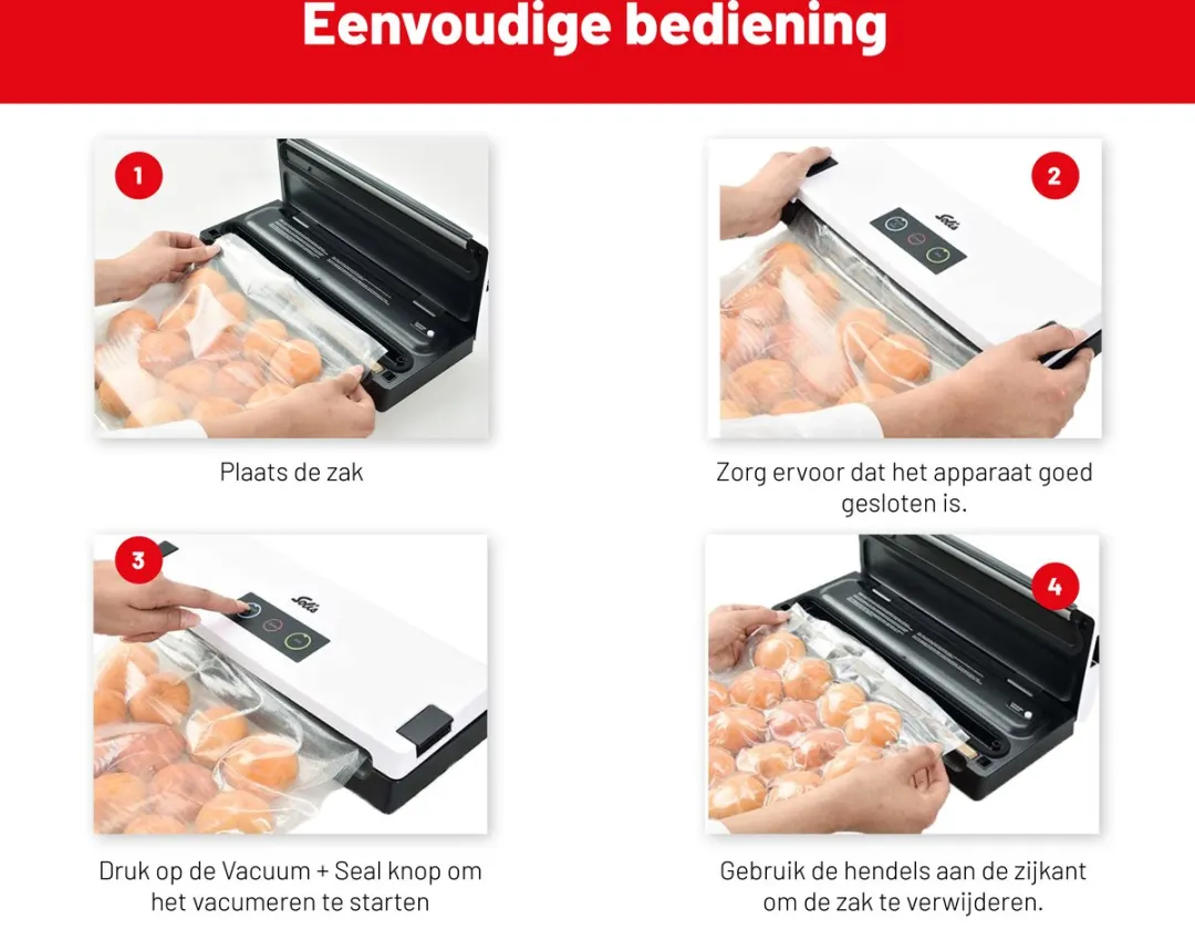 Solis Vac Quick 576 Vacuümverzegelaar - 110W - Wit