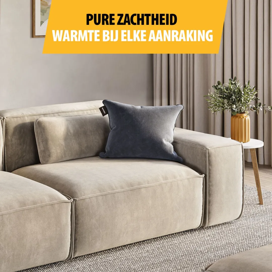 Tristar BW-4799 Warmtekussen - Draadloos 60x45cm - Grijs - afbeelding 6 van 6