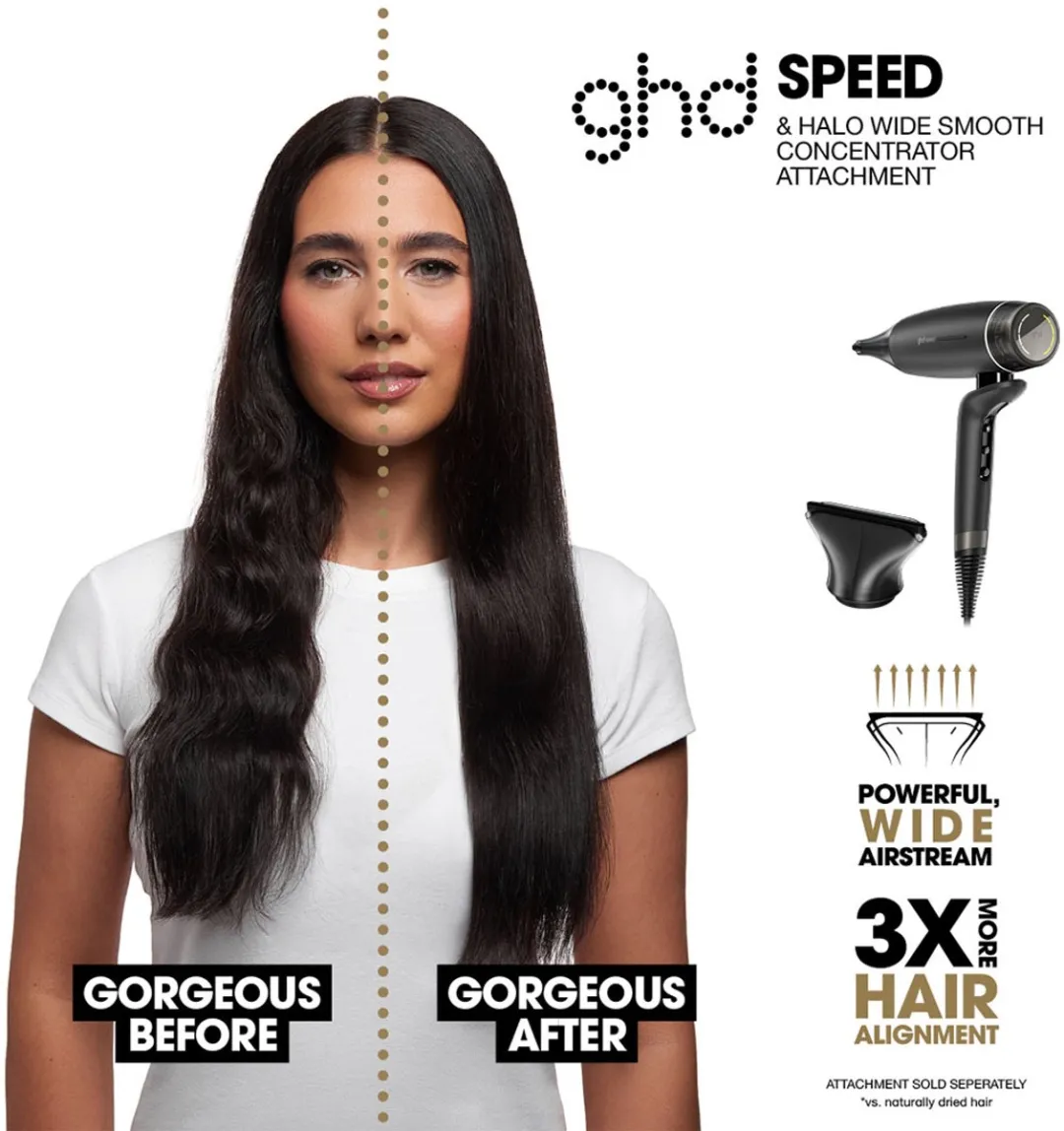 ghd - Wide Smoothing Concentrator - Voor ghd Speed hair dryer