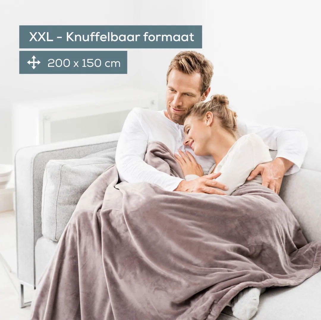 Beurer HD 150 XXL Warmtedeken 200x150cm - 110W - Cosy Taupe