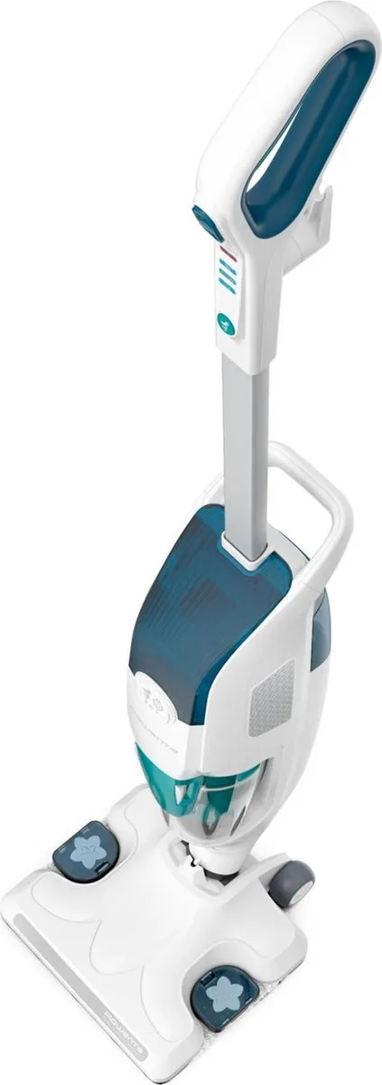 Rowenta Clean & Steam Revolution RY7757 Stofzuiger Stoomreiniger 1500W - Wit/Blauw