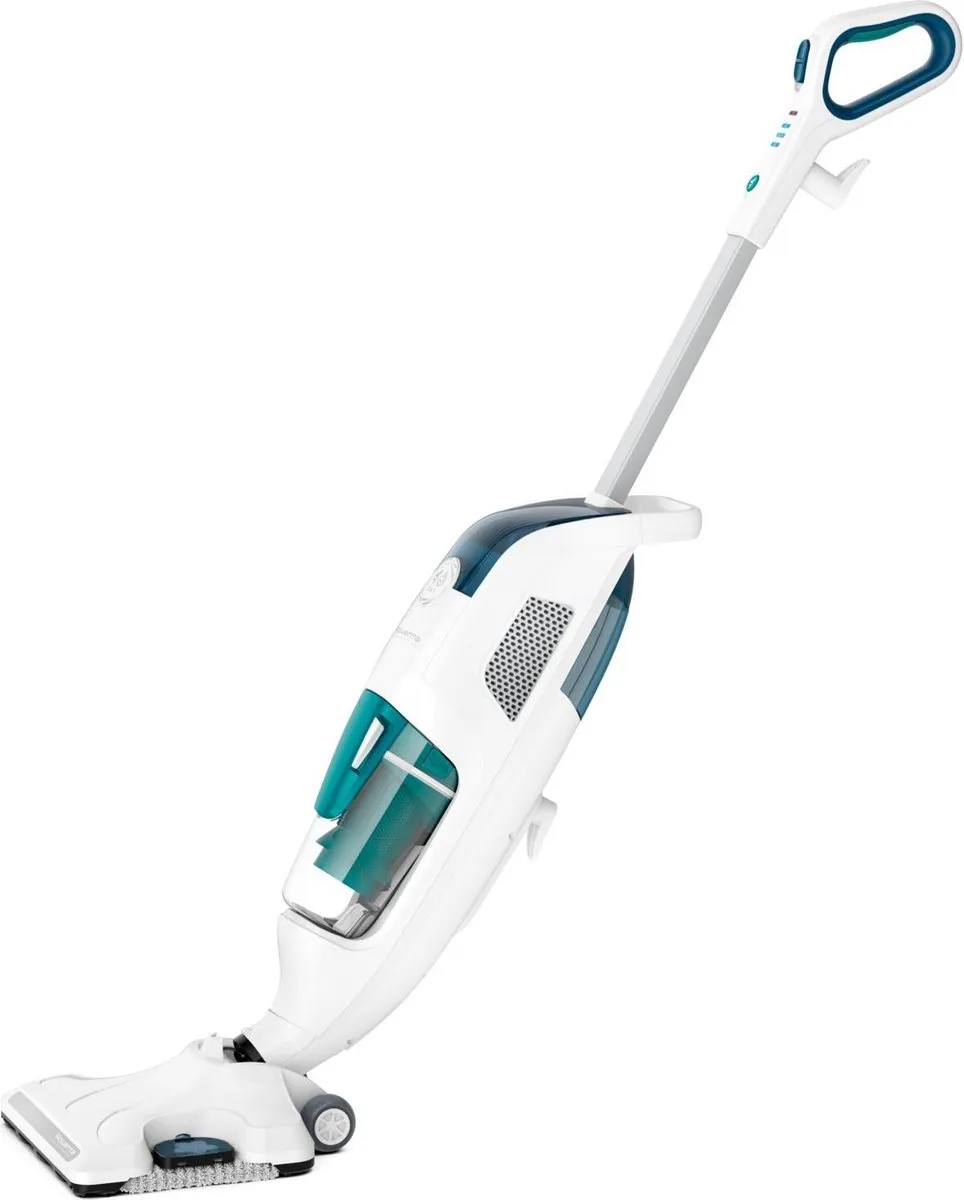 Rowenta Clean & Steam Revolution RY7757 Stofzuiger Stoomreiniger 1500W - Wit/Blauw