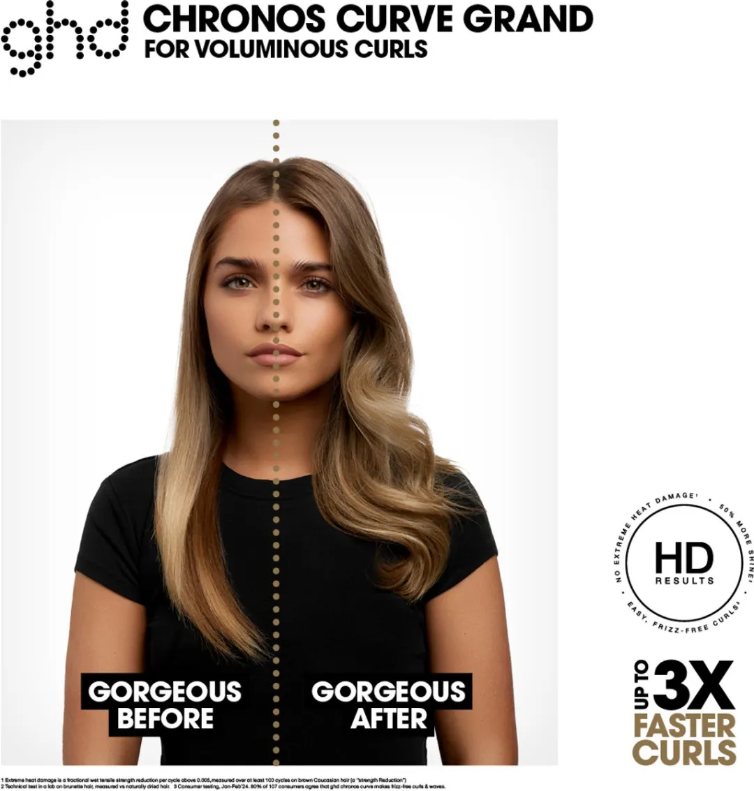 GHD Chronos Curve Grand Tong Krultang 32mm - Zwart